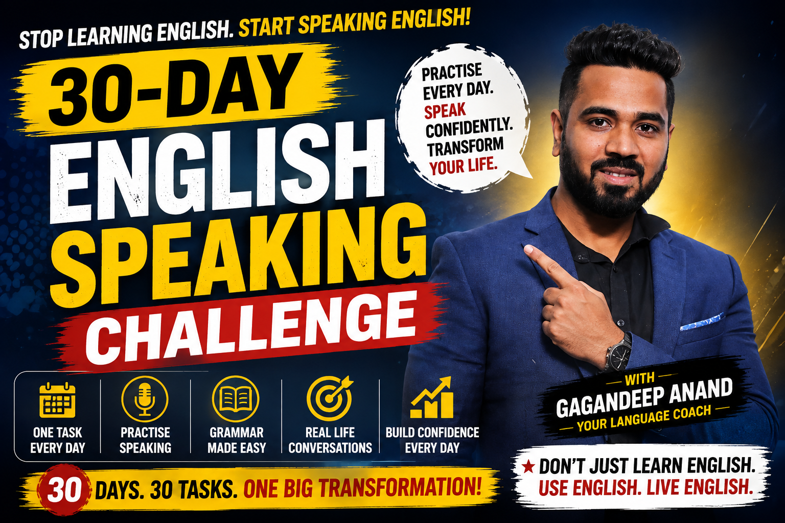 30-Day English Speaking Challenge